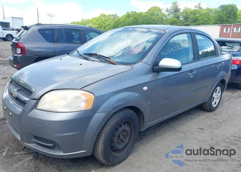 2007 Chevrolet Aveo Ls z USA, uszkodzony, nr VIN KL1TD56687B061158